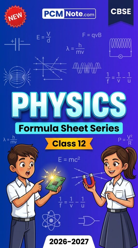 Physics formula sheet book cover
