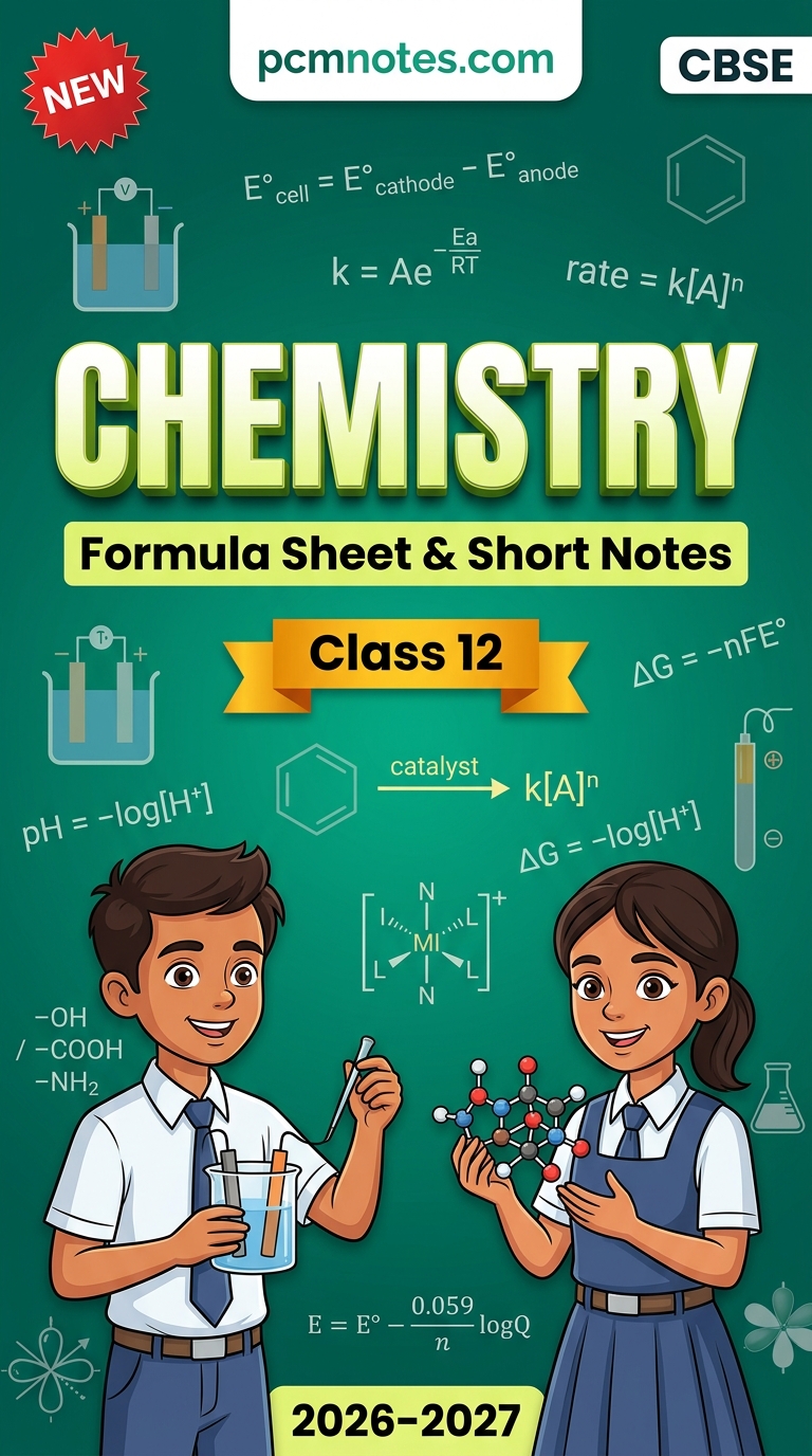 Class 12 Chemistry Complete Notes Bundle